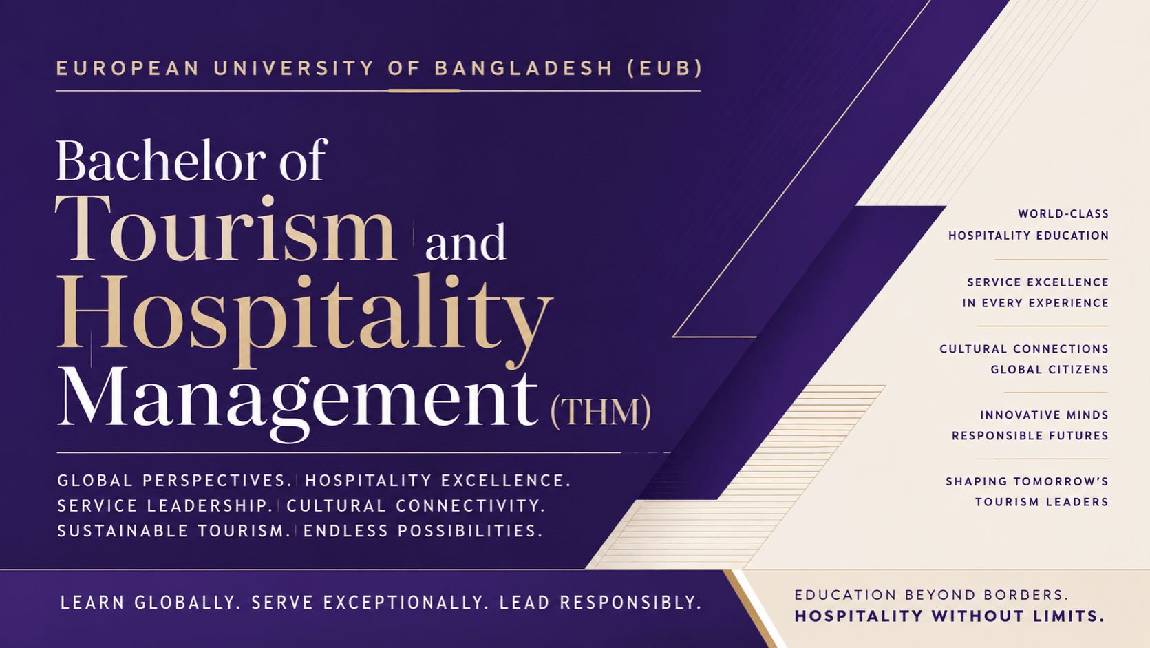 Bachelor of Tourism and Hospitality Management (THM)